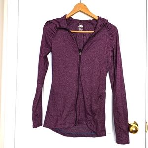 Roots Activewear Zip Up Purple Hoodie